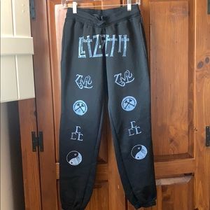Dolls Kill Civil sweat pants.